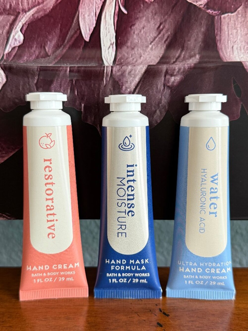 NEW 3-Pc on-the-go Hydration Hand Cream Bath & Body Works Trio